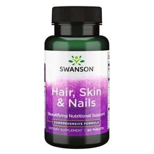 Формула для шкіри, волосся і нігтів Swanson Hair, Skin & Nails, 60 таблеток