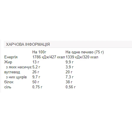 Екстра Куки – 12х75 г Двойной шоколад: цены и характеристики