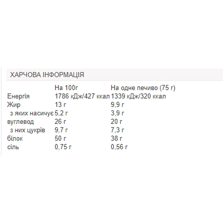 Екстра Куки – 12х75 г Двойной шоколад: цены и характеристики