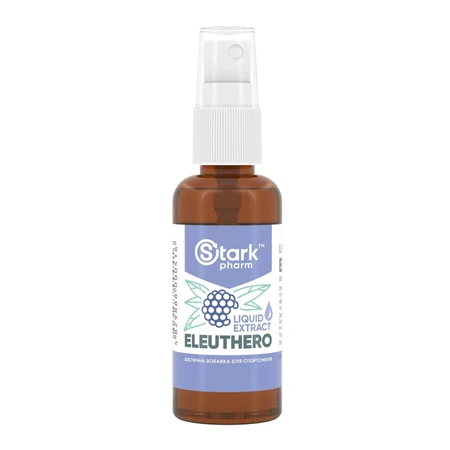 Спрей-адаптоген Stark Pharm Eleuthero Liquid Extraсt, 50 мл: ціни та характеристики