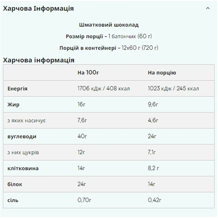 Дабл К Брауне – 12 х 60 г Шоколадная стружка: цены и характеристики