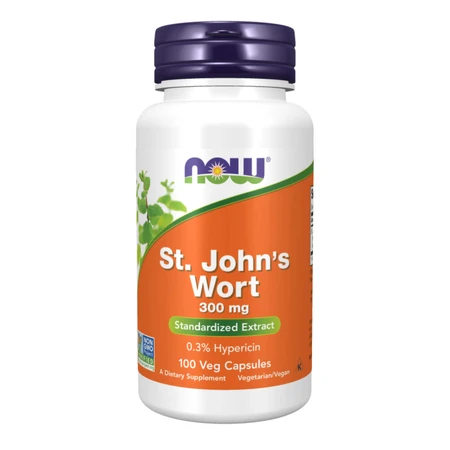 Зверобой, St. John's Wort, NOW Foods, 300 мг, 100 вегетарианских капсул: цены и характеристики