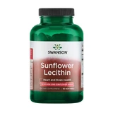 Подсолнечный лецитин, Sunflower Lecithin, Swanson, 90 гелевых капсул