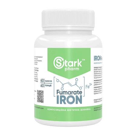 Железа фумарат Stark Pharm Iron Fumarate капсулы по 50 мг №60: цены и характеристики