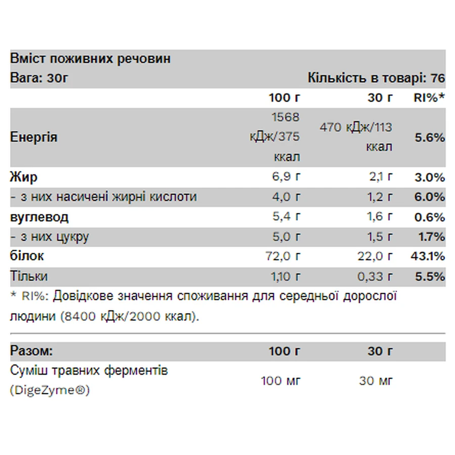 Вей Протеин – 500 г Ванильный крем: цены и характеристики