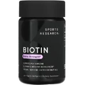 Биотин Biotin 5000 мкг, Sports Research, 120 вегетарианских капсул