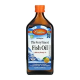 Норвезький риб'ячий жир, смак апельсина, 1600 мг, Norwegian Finest Fish Oil, Carlson, 500 мл