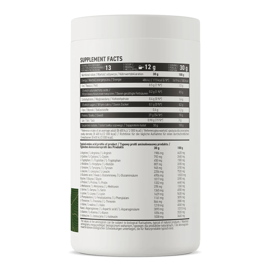 Протеин OstroVit Soy Protein Isolate, 390 г: цены и характеристики