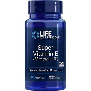 Вітамін Е натуральний, Vitamin E, Life Extension, 400 МО, 90 капсул