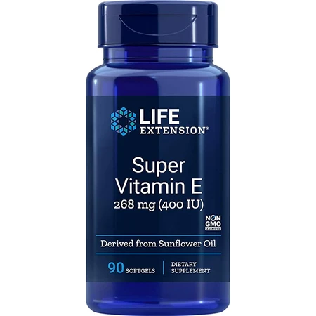 Вітамін Е натуральний, Vitamin E, Life Extension, 400 МО, 90 капсул: ціни та характеристики