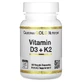 Витамин D3 + К2, Vitamin D3 + K2, California Gold Nutrition, 60 капсул