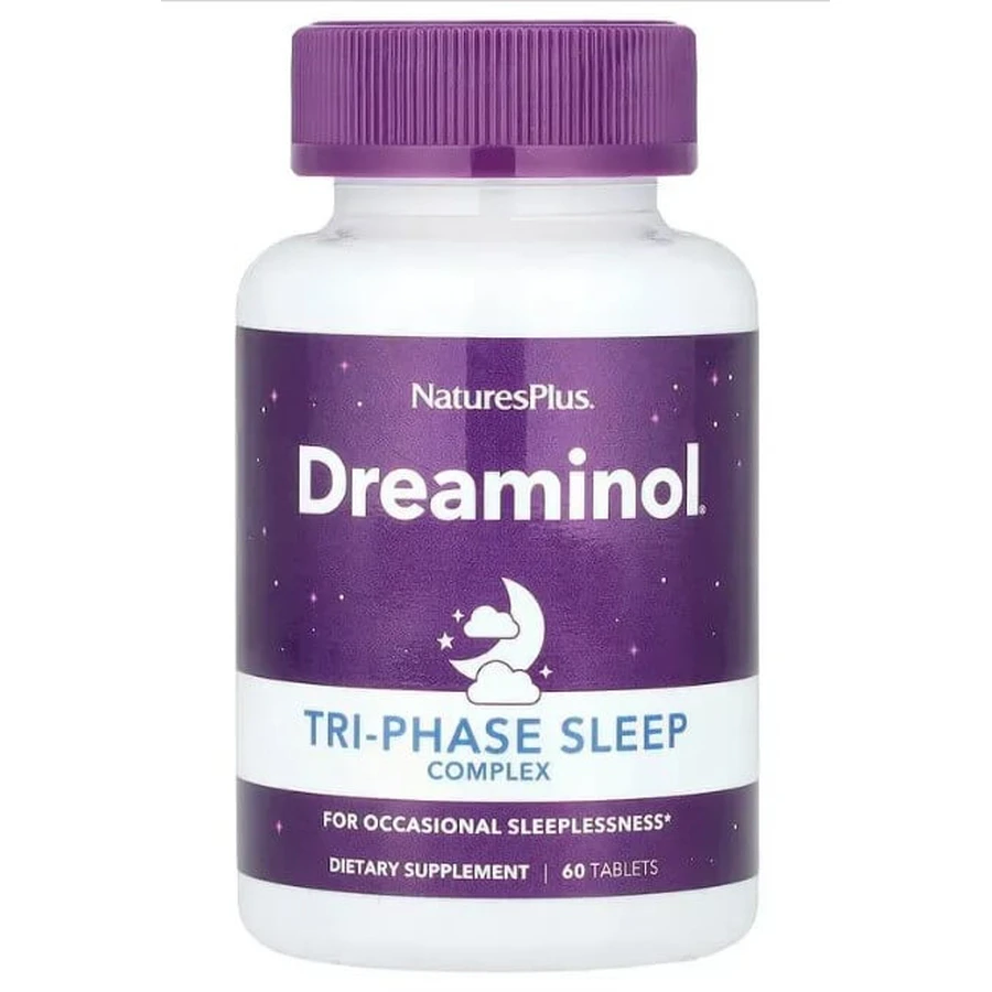 Трехфазный комплекс для сна, Tri-Phase Sleep Complex, Natures Plus, 60 таблеток: цены и характеристики