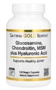 Glucosamine, Chondroitin, MSM plus Hyaluronic Acid, California Gold Nutrition, 120 капсул