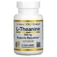 L-теанин, L-Theanine Supports Relaxation 200 мг, California Gold Nutrition, 60 капсул