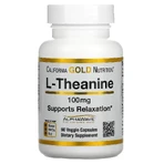 L-теанин, с AlphaWave®, L-Theanine 100 мг, California Gold Nutrition, 60 капсул: цены и характеристики