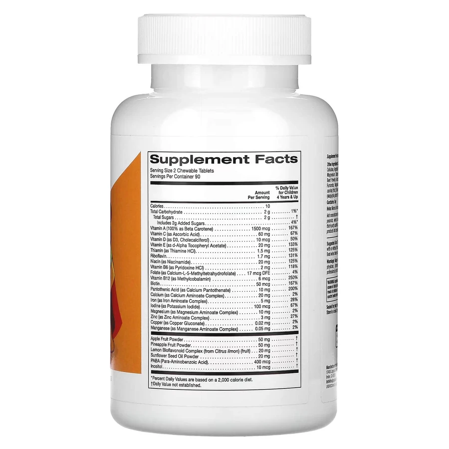 California Gold Nutrition, жувальні мультивітаміни для дітей, фруктове асорті, 180 вегетаріанських таблеток: ціни та характеристики