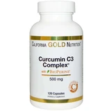 California Gold Nutrition, Куркумин, Curcumin C3 Complex с экстрактом BioPerine, 500 мг, 120 капсул