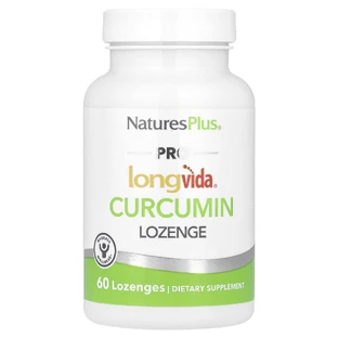 Куркумін, 500 мг, Pro Longvida Curcumin, Natures Plus, 60 льодяників