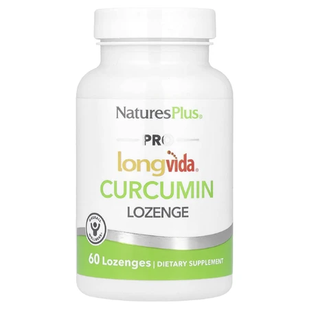 Куркумин, 500 мг, Pro Longvida Curcumin, Natures Plus, 60 леденцов: цены и характеристики