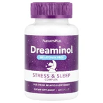Комплекс для снятия стресса, без мелатонина, Stress & Sleep Complex, Melatonin Free, Natures Plus, 60 капсул: цены и характеристики