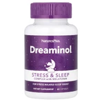 Комплекс для зняття стресу з мелатоніном Stress & Sleep Complex with Melatonin, Natures Plus, 60 капсул: ціни та характеристики
