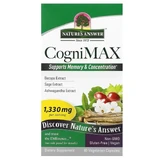 Когнітивний комплекс підтримка пам'яті та функцій мозку CogniMax, Nature's Answer, 60 вегетаріанських капсул