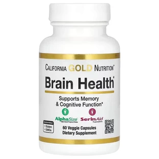 Здоров'я мозку, Brain Health, California Gold Nutrition, 60 веганських капсул