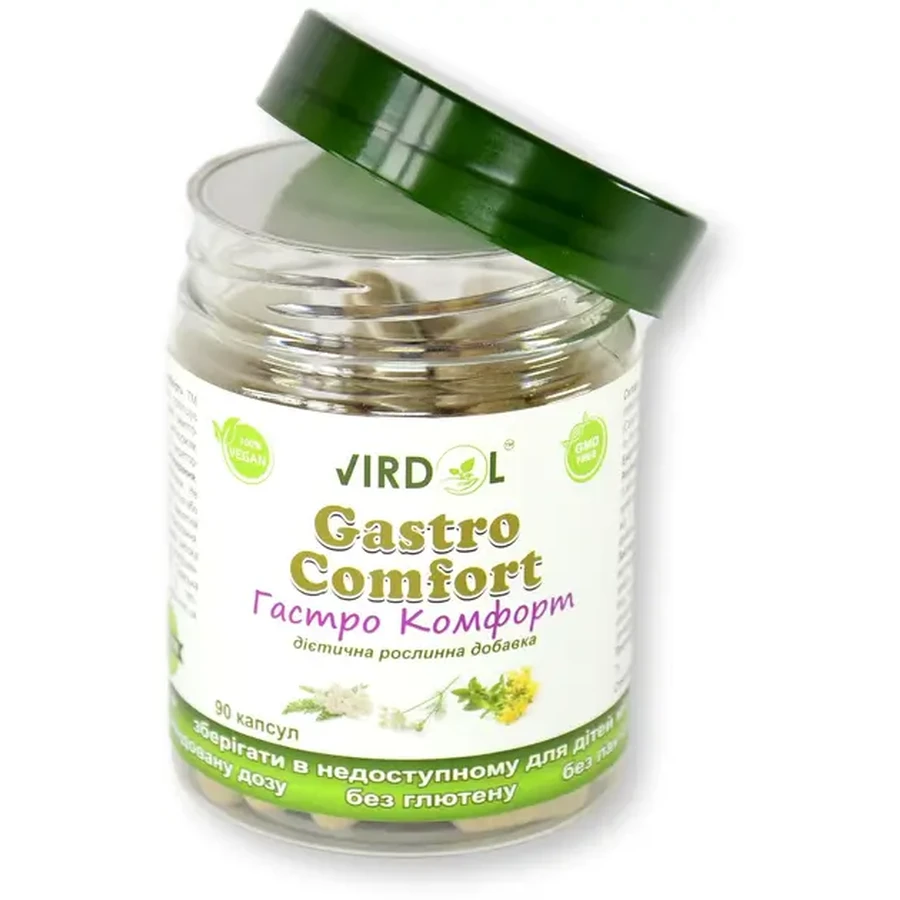 Гастро – Комфорт Virdol Gastro – Comfort капсулы 550 мг №90: цены и характеристики