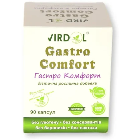 Гастро – Комфорт Virdol Gastro – Comfort капсулы 550 мг №90: цены и характеристики