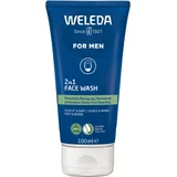 Гель мужской Weleda Очищающий 2 в 1 для лица и бороды 100 мл