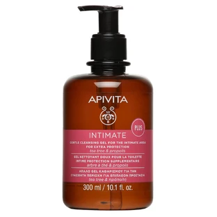 Гель для интимной гигиены Apivita Intimate Дополнительная защита нежная очищающая, 300 мл