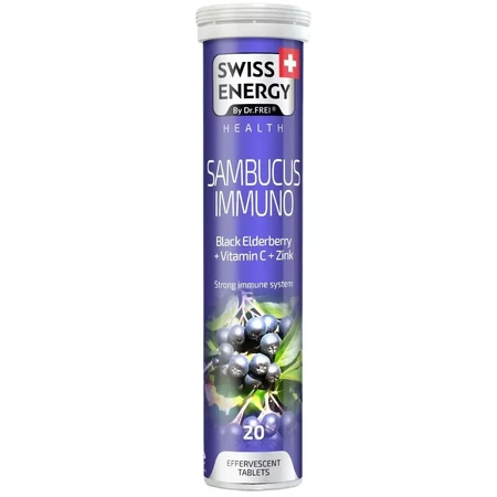 Swiss Energy Sambucus шипучие таблетки №20: цены и характеристики