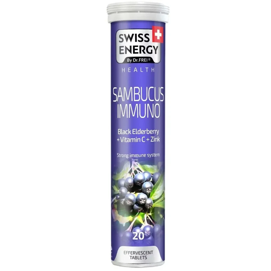 Swiss Energy Sambucus шипучие таблетки №20: цены и характеристики