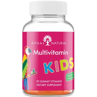 Комплекс мультивитаминов и минералов для детей, Multivitamin for kids, Apnas Natural, 30 жевательных пастилок