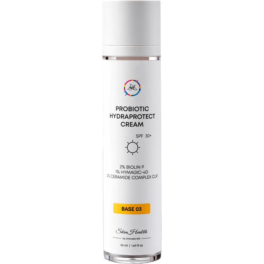 Денний крем для обличчя OrlovskaMD Probiotic Hydraprotect Cream SPF 30+ Base 03, 50 мл: ціни та характеристики