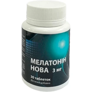 Мелатонин Нова 3 мг таблетки, №30