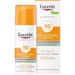 Солнцезащитный гель-крем для лица Eucerin Oil Control с тонирующим эффектом для комбинированной и проблемной кожи с SPF 50+ Светлый 50 мл: цены и характеристики