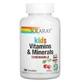 Витамины и минералы Solaray Children's Chewable Vitamins and Minerals для детей, 120 жевательных конфет