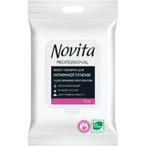 Серветки для інтимної гігієни Novita Professional з рослинним комплексом 15 шт.