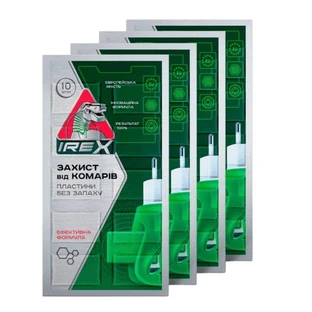 Пластины iRex от комаров, 10 шт.