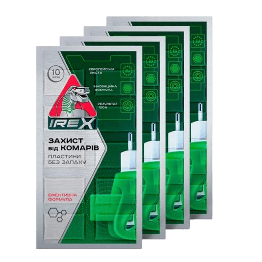 Пластины iRex от комаров, 10 шт.: цены и характеристики