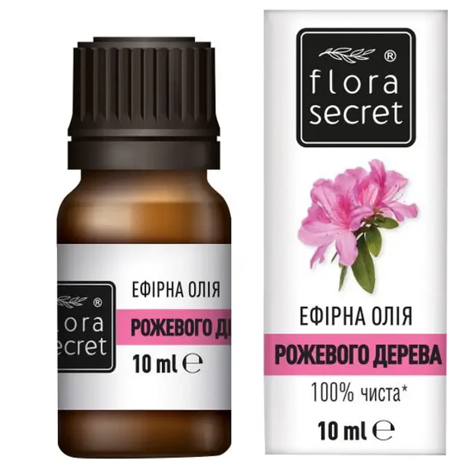 Олія ефірна рожевого дерева Flora Secret, 10 мл: ціни та характеристики