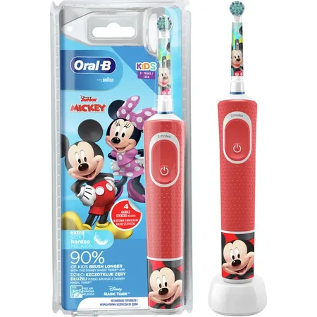 Електрична зубна щітка Oral-B Kids "Міккі Маус": ціни та характеристики