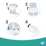 Підгузки-трусики для дорослих iD Diapers-Pants for adults D Plus, розмір L, №30 : ціни та характеристики