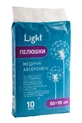Пелюшки Light одноразові поглинаючі, 60 см х 90 см №10