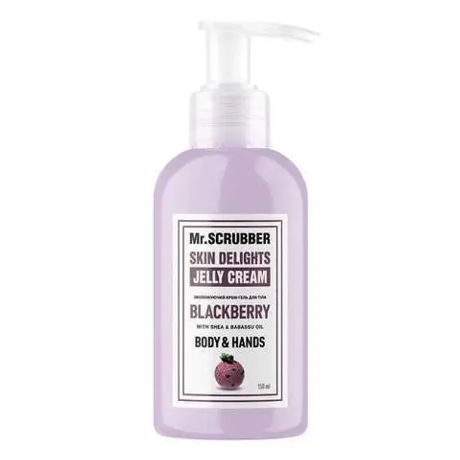 Крем-гель для тіла і рук MR.Scrubber Skin Delights Blackberry, 150 мл: ціни та характеристики