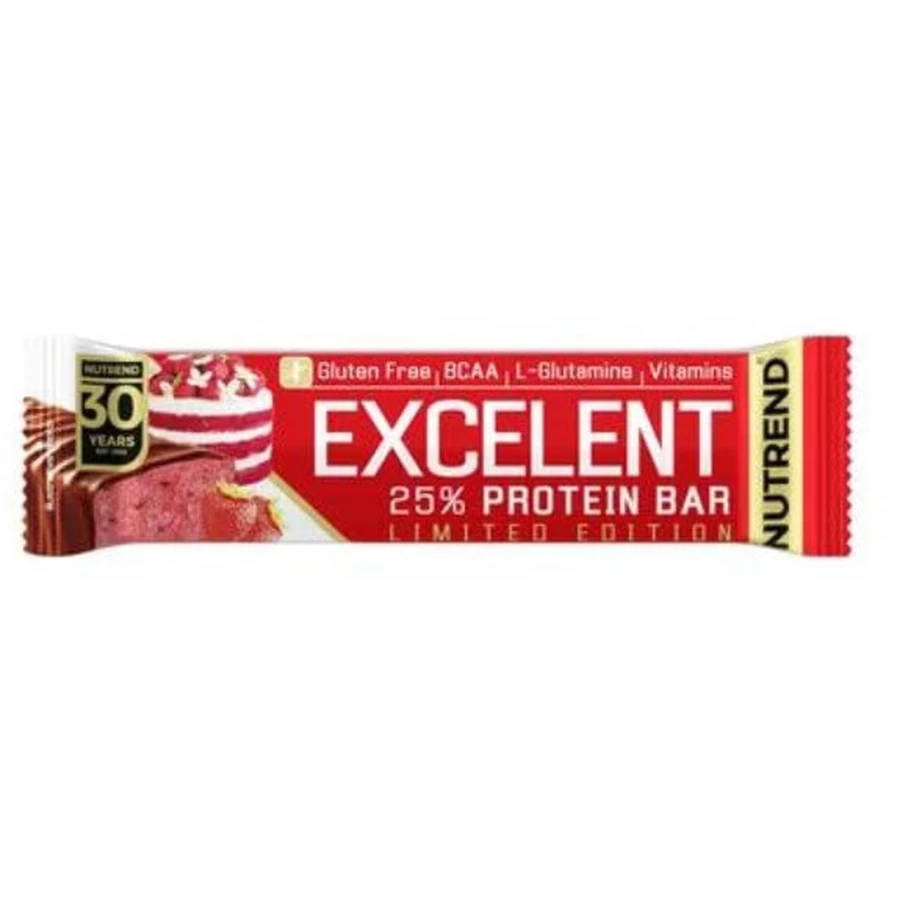 Протеиновый батончик Nutrend Excelent Protein bar Клубничный торт, 85 г: цены и характеристики