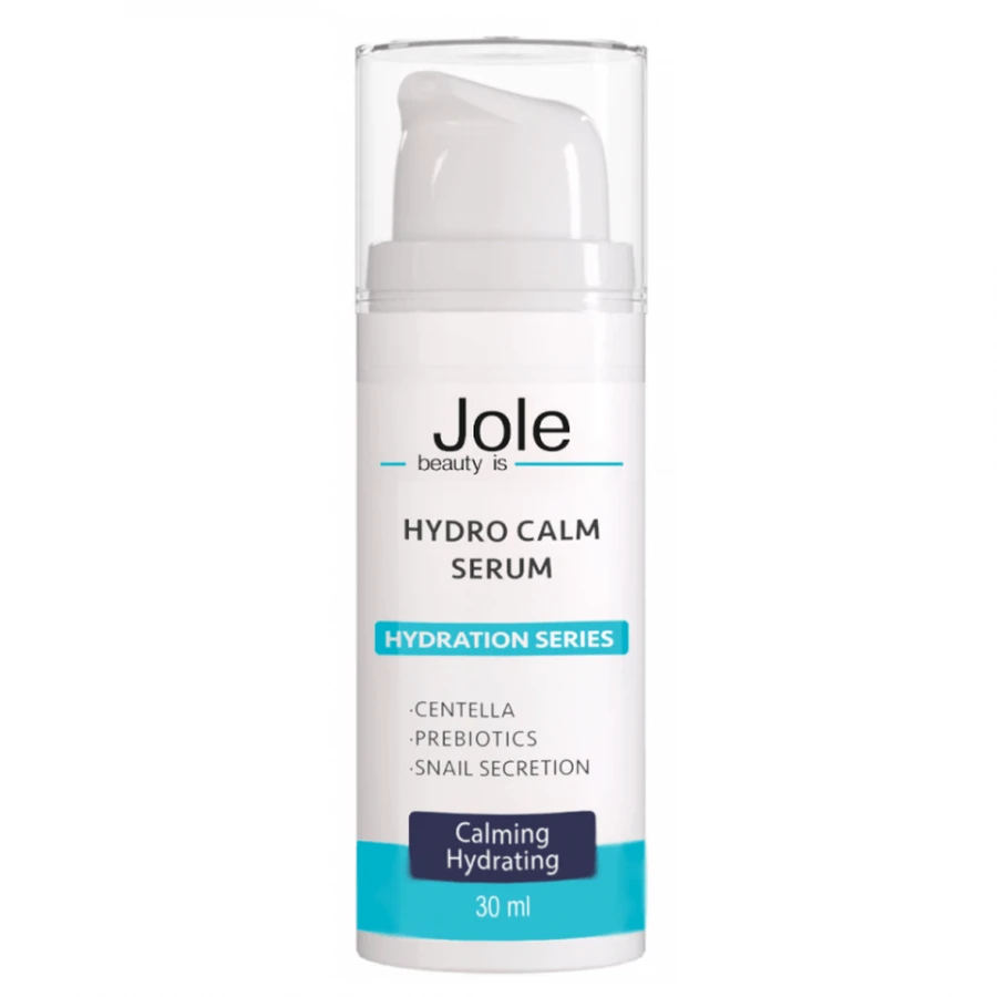 Jole Hydro+Calm Serum сироватка з муцином равлика, центеллою і пребіотиками, 30 мл: ціни та характеристики