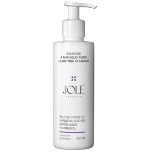 Jole Salicylic & Mandelic Acids Clarifying Cleanser гель для вмивання з саліциловою та мигдальною кислотами, 200 мл