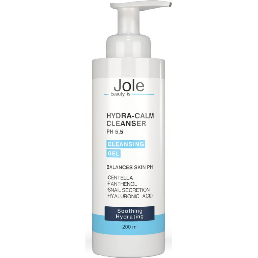 Jole Gentle Calming Cleanser зволожувальний та заспокійливий гель для вмивання, 200 мл: ціни та характеристики